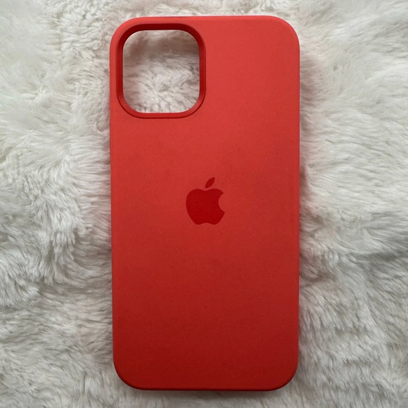 Apple iPhone 12 Series Silicone Case with MagSafe - Pink Citrus - Picture 2 of 3